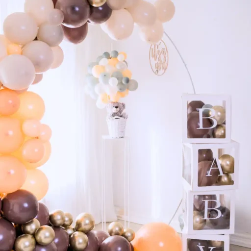 Baby Shower Balloon Decoration Setup