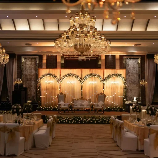 Wedding Stage Decoration Setup