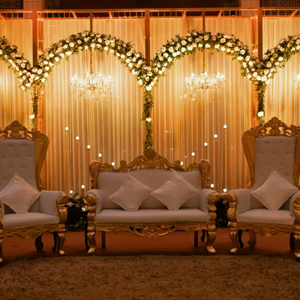 Wedding Stage Decoration Setup - Image 2