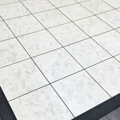 White Wooden Dance Floor (4×4m)